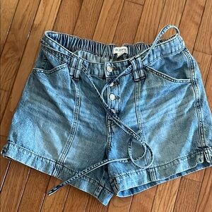 Women's Blue Denim Shorts